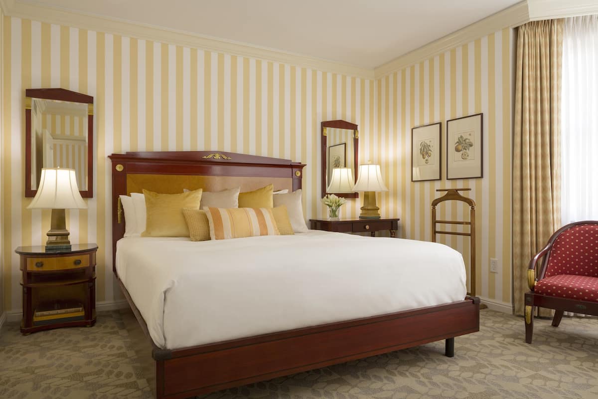 Premium bedding, minibar, in-room safe, desk