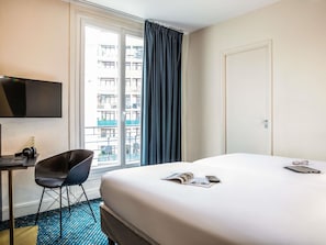 Chambre Standard, 1 lit une place | Rideaux occultants, chambres insonorisées, fer et planche à repasser