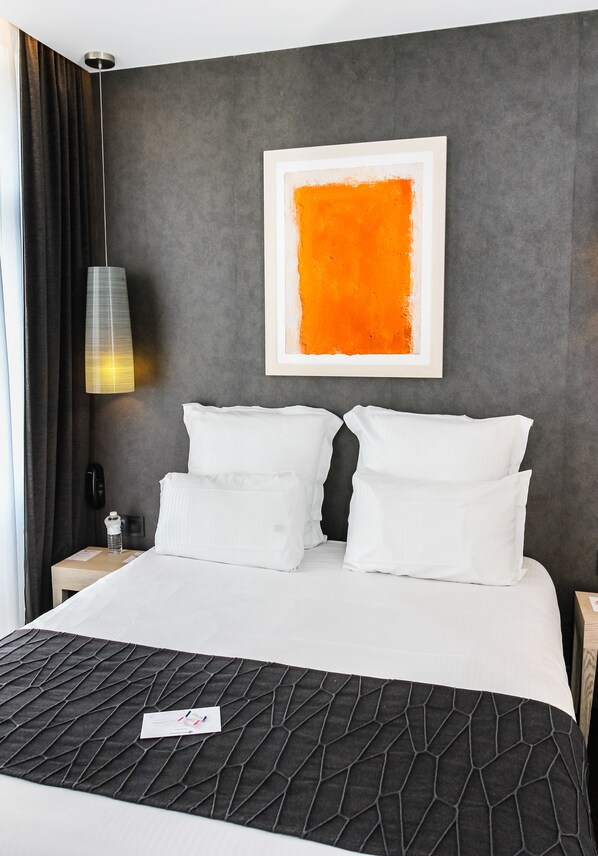 1 habitación, ropa de cama de alta calidad y minibar 