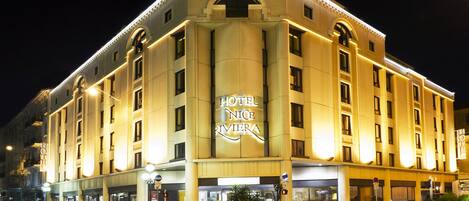 Front of property – evening/night