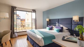 Coffres-forts dans les chambres, bureau, rideaux occultants