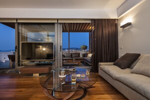 顶层房 (Suite) | 起居区 | 平板电视