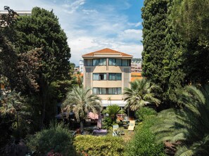 Façana frontal de l'allotjament