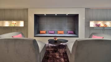 Sala de estar en el lobby