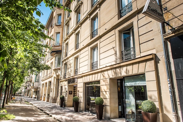 Façana frontal de l'allotjament