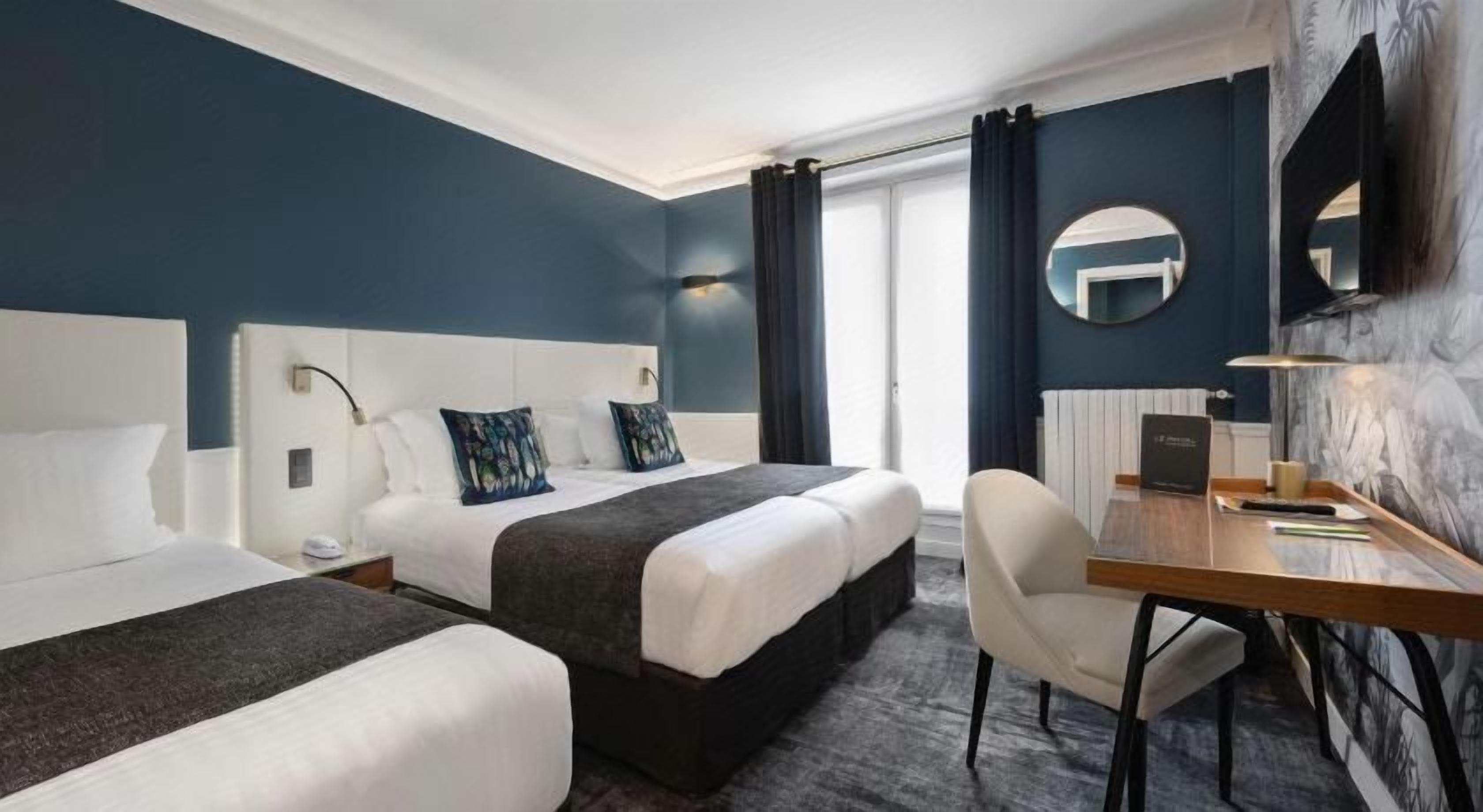 Premium bedding, pillow-top beds, in-room safe, desk