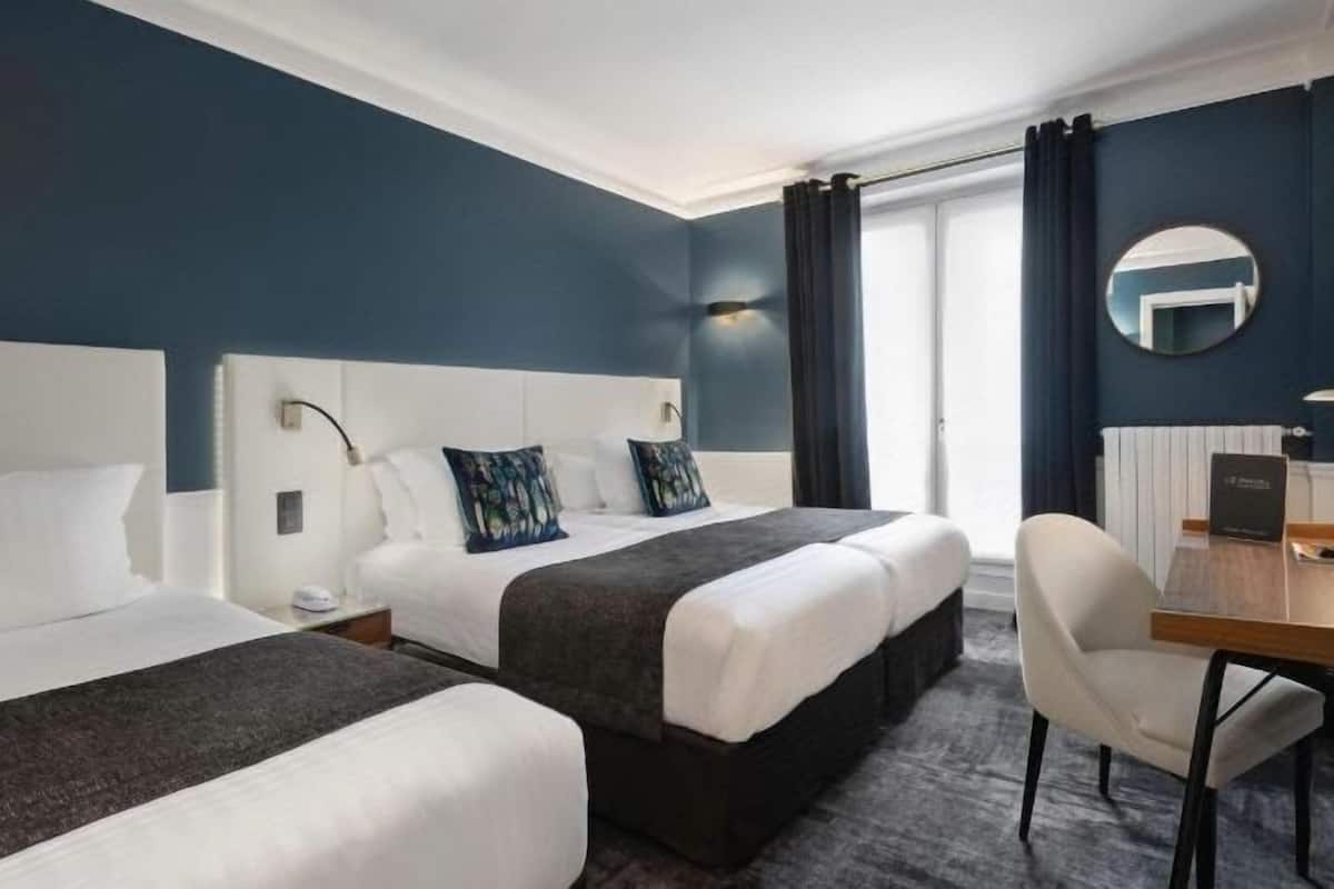 Premium bedding, pillow-top beds, in-room safe, desk