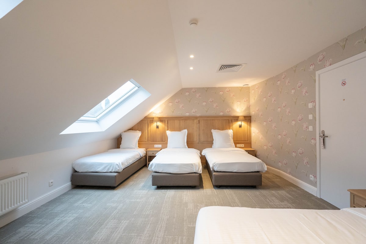 family room (max 5 persons) | desk, laptop workspace, iron/ironing board, free wifi