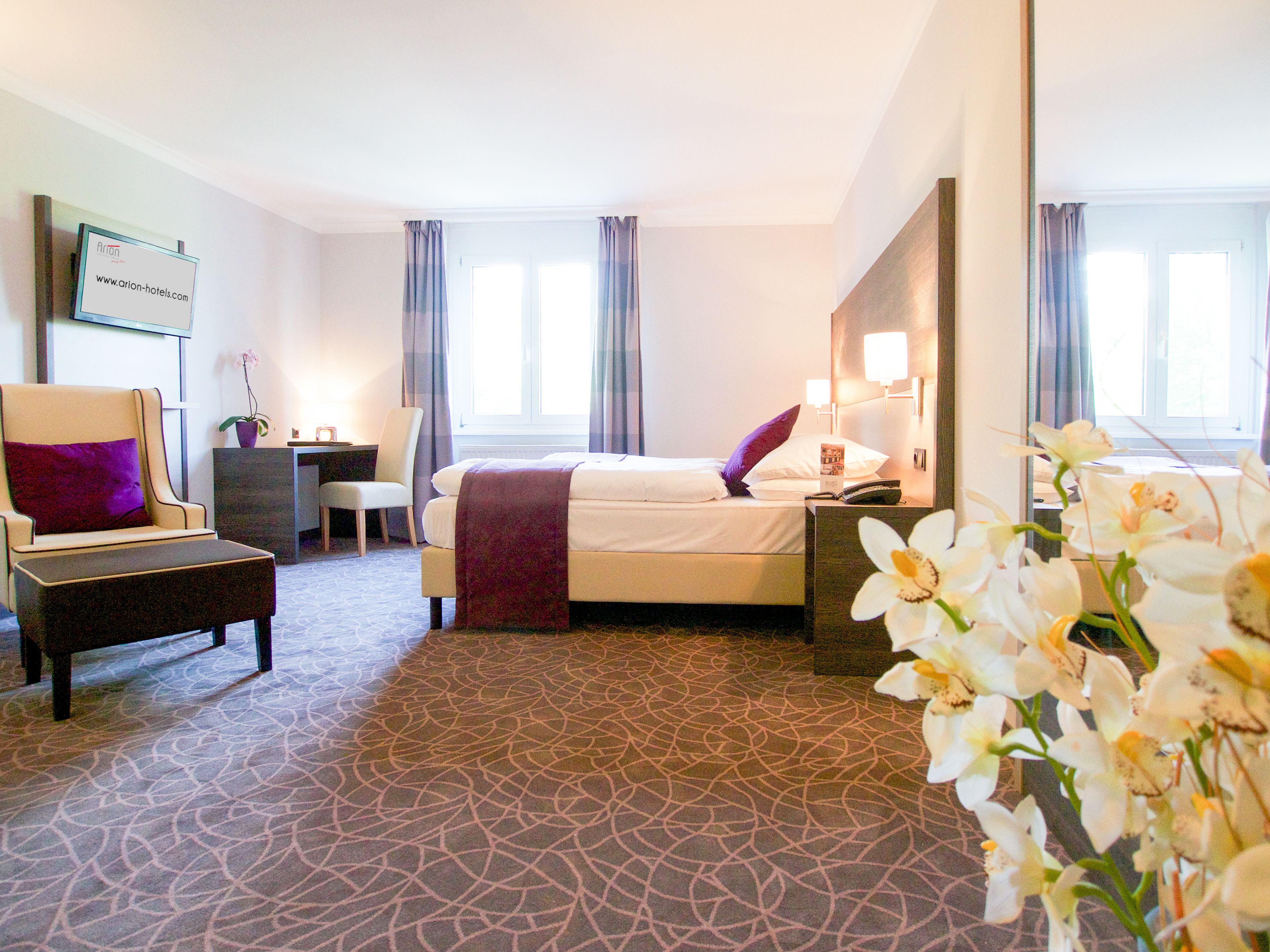 In-room safe, desk, blackout curtains, soundproofing