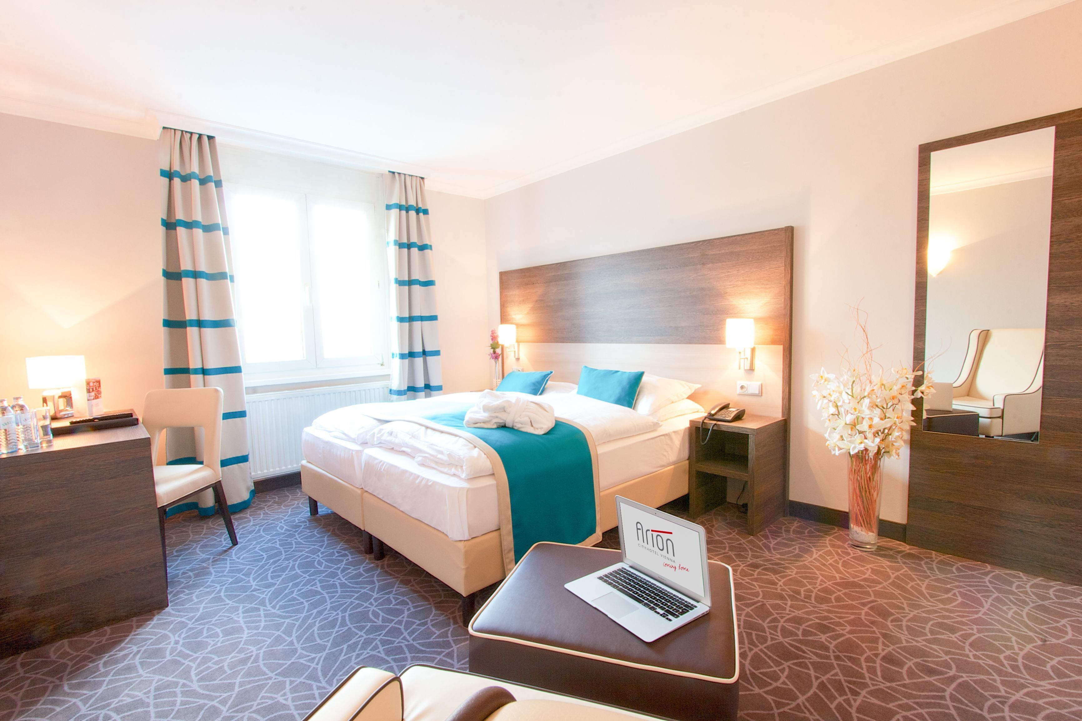 In-room safe, desk, blackout curtains, soundproofing