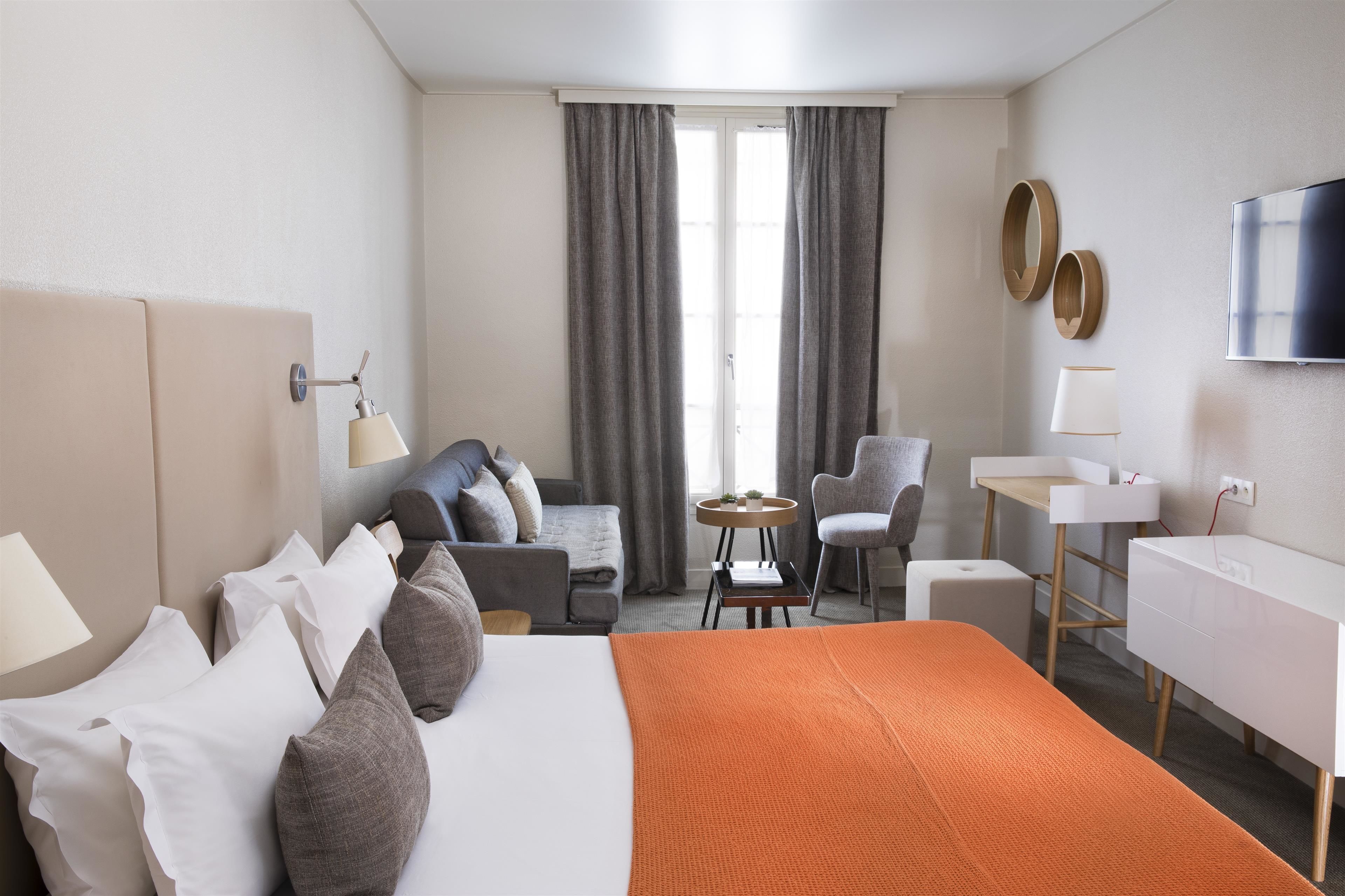 Premium bedding, in-room safe, individually furnished, laptop workspace