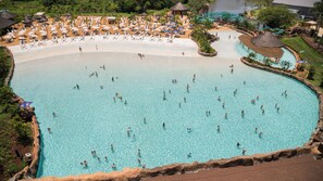 Private beach, 2 beach bars, fishing
