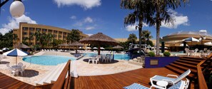 4 outdoor pools, sun loungers - Mabu Thermas Grand Resort (Foz do Iguaçu)