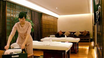 Sauna, body treatments, aromatherapy, body wraps, body scrubs, facials