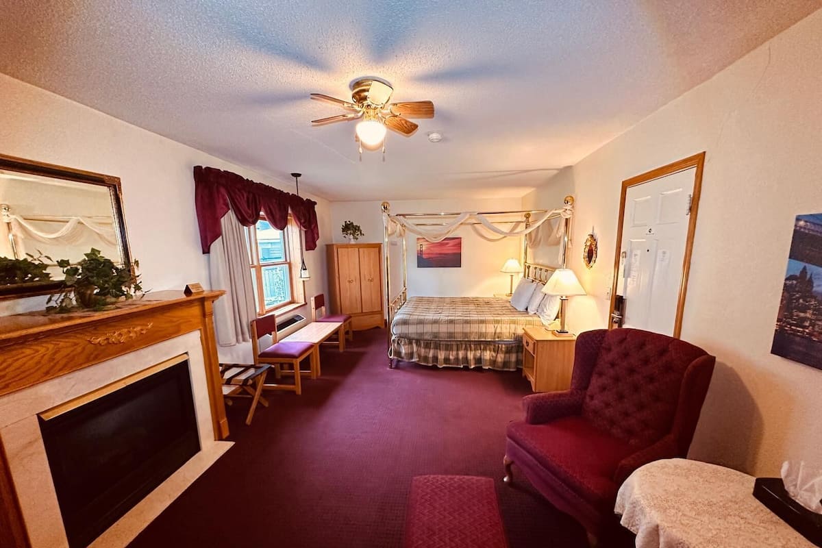 Suite pour lune de miel | Draps en coton égyptien, literie de qualité, bureau