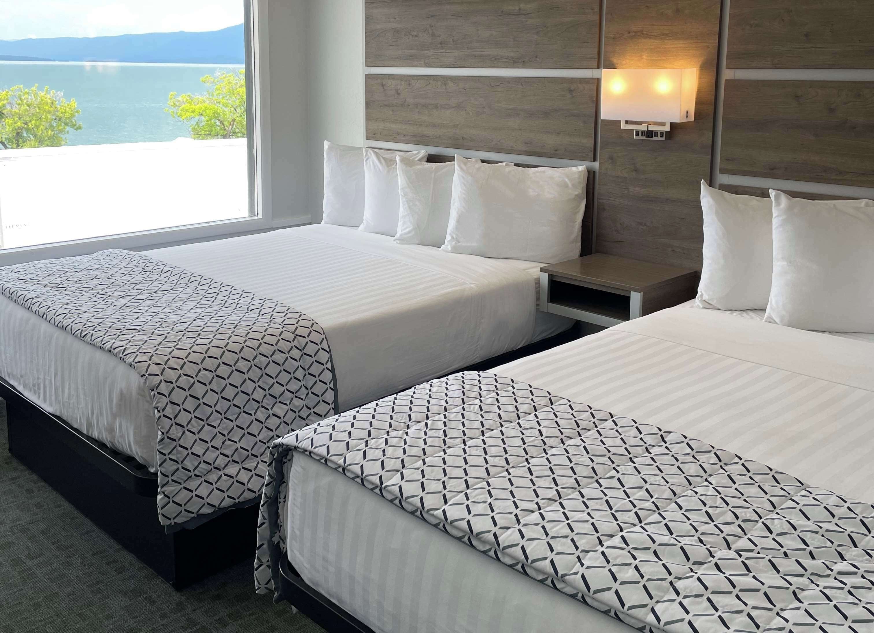 Premium Room, 2 Queen Beds, Lake View | Premium bedding, iron/ironing board, cots/infant beds, rollaway beds