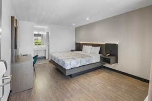 Blackout curtains, free WiFi, bed sheets