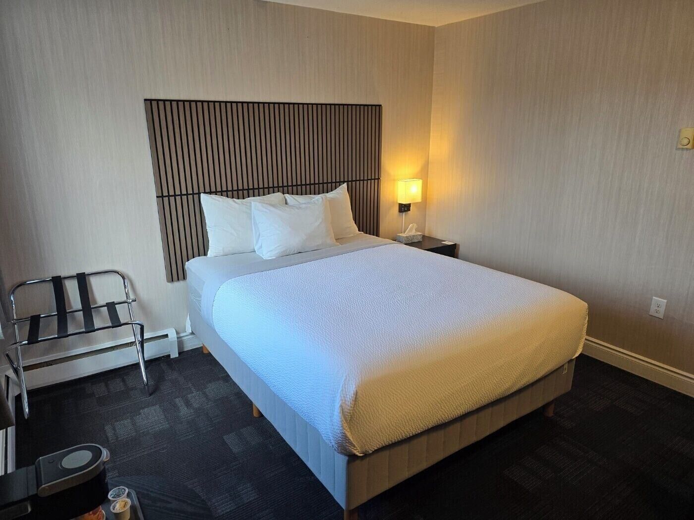 Desk, blackout curtains, iron/ironing board, free WiFi