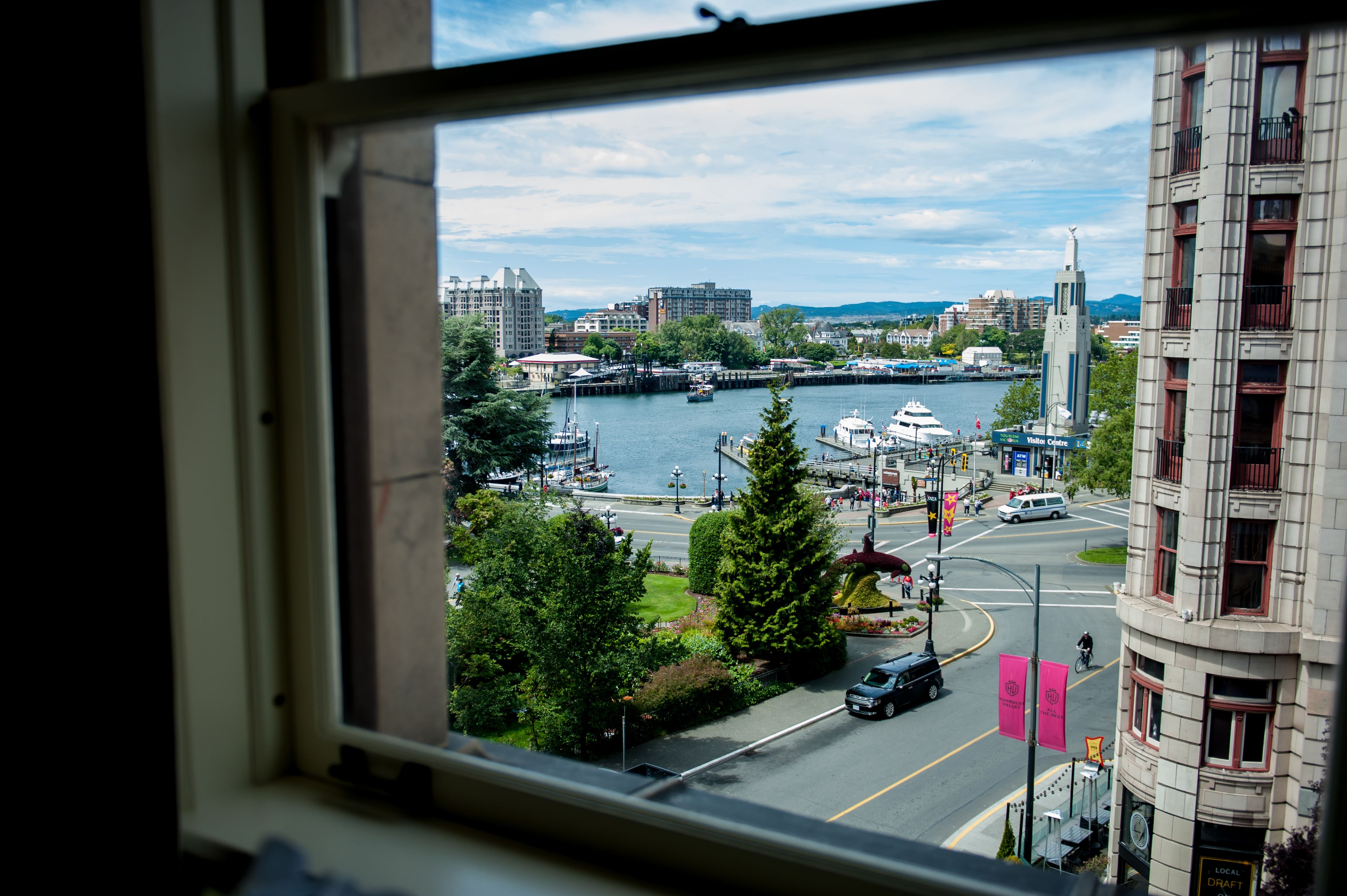 deluxe suite, 1 queen bed with sofa bed, harbour view | view from room