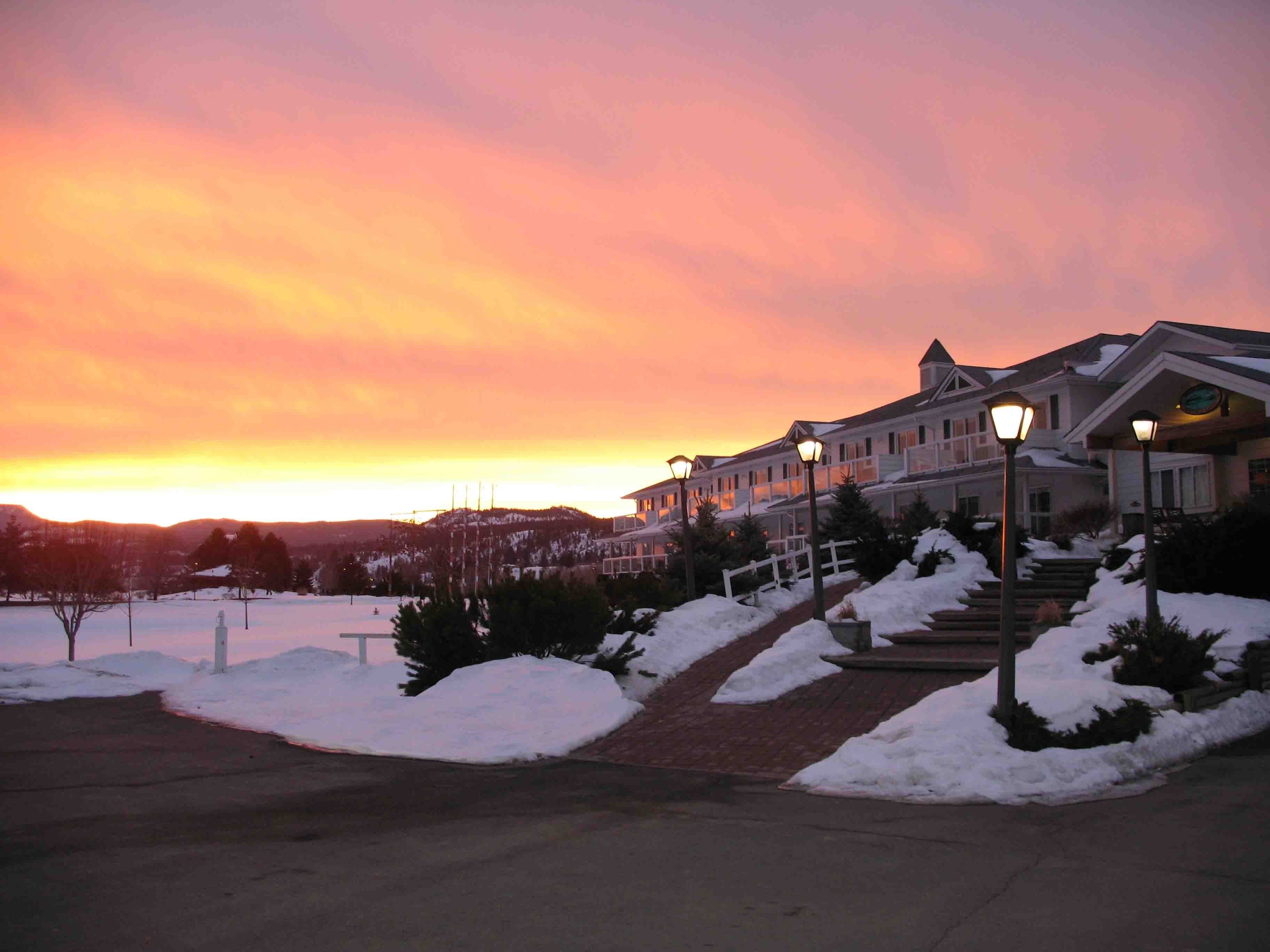 front of property – evening/night