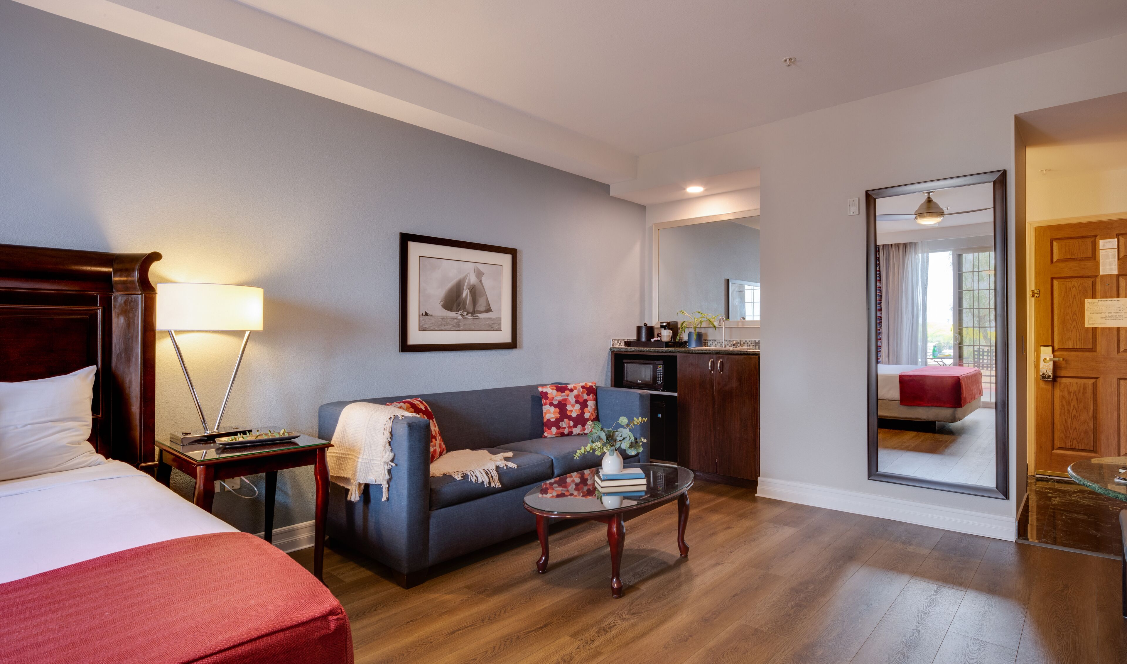 room, 1 king bed with sofa bed, patio | room amenity