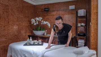 Tratamentos corporais, massagens musculares profundas