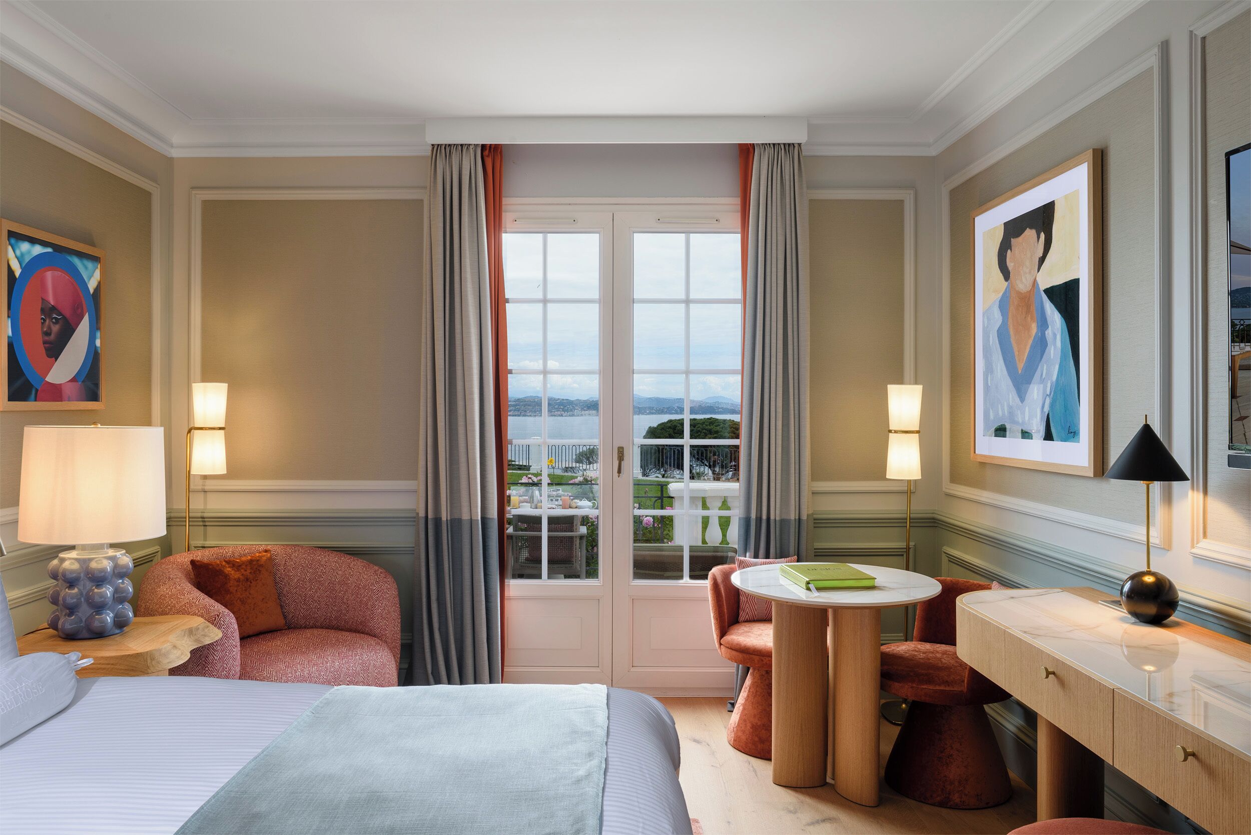 deluxe double room, sea view | premium bedding, select comfort beds, minibar, in-room safe