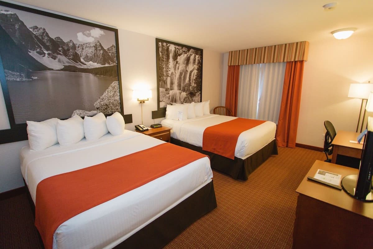 In-room safe, desk, blackout curtains, iron/ironing board