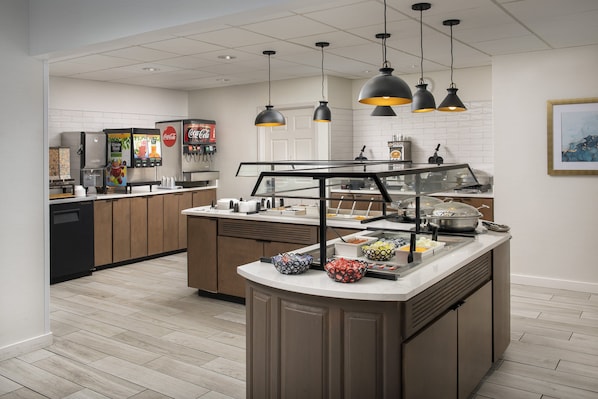 Free buffet breakfast