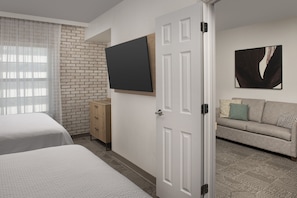 In-room safe, desk, laptop workspace, iron/ironing board