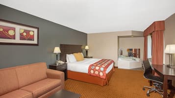 Deluxe Studio Suite, 1 King Bed, Non Smoking | Desk, blackout drapes, iron/ironing board, WiFi (free)