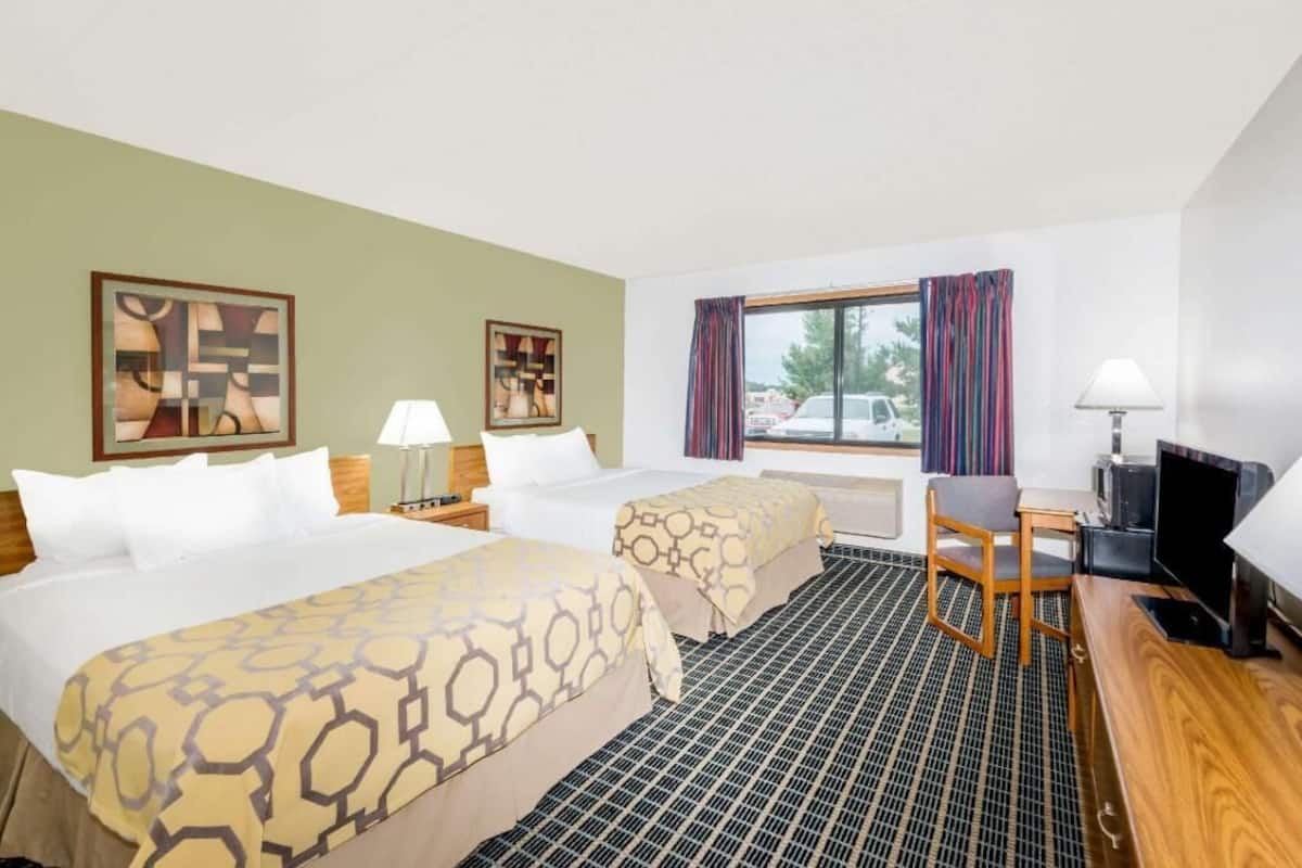 Individually decorated, individually furnished, desk, blackout curtains