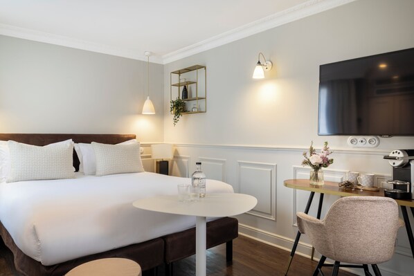 1 habitación, ropa de cama de alta calidad y minibar 