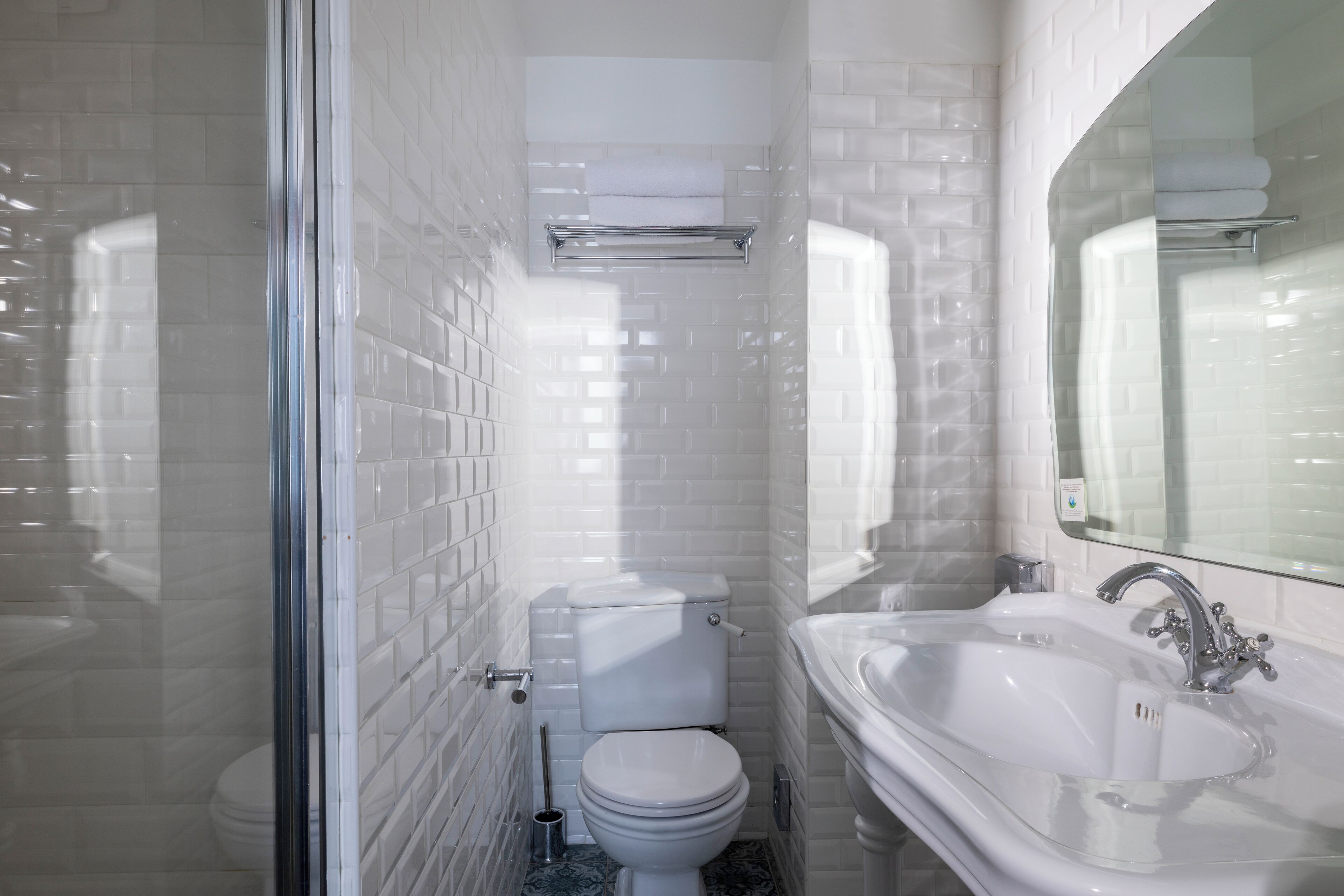 superior room | bathroom | shower, designer toiletries, hair dryer, bathrobes