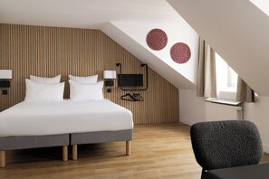 Triple Room | Desk, blackout drapes, soundproofing, iron/ironing board
