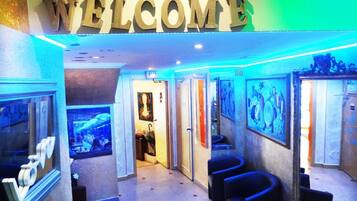 Interior entrance