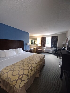 Studiosuite, 1 King-Bett, Nichtraucher | Hochwertige Bettwaren, Schreibtisch, Bügeleisen/Bügelbrett