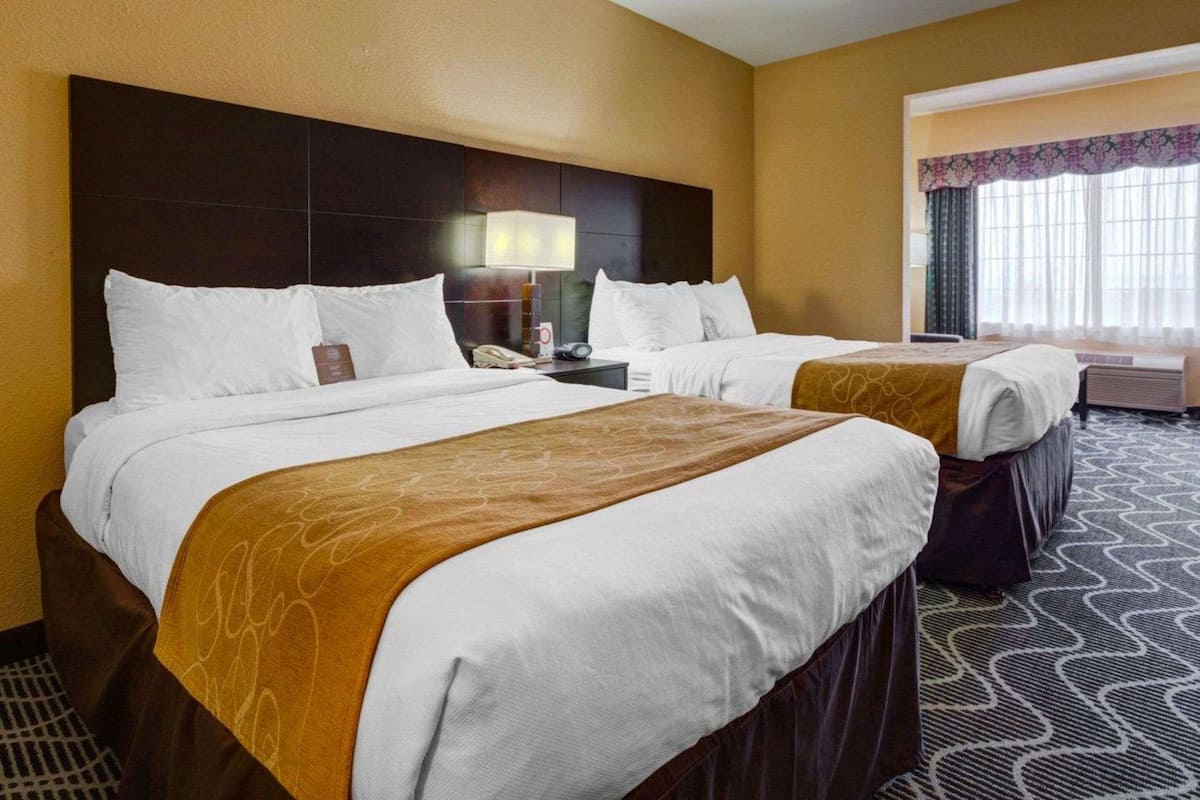 Suite, Multiple Beds, Non Smoking | In-room safe, desk, blackout drapes, iron/ironing board