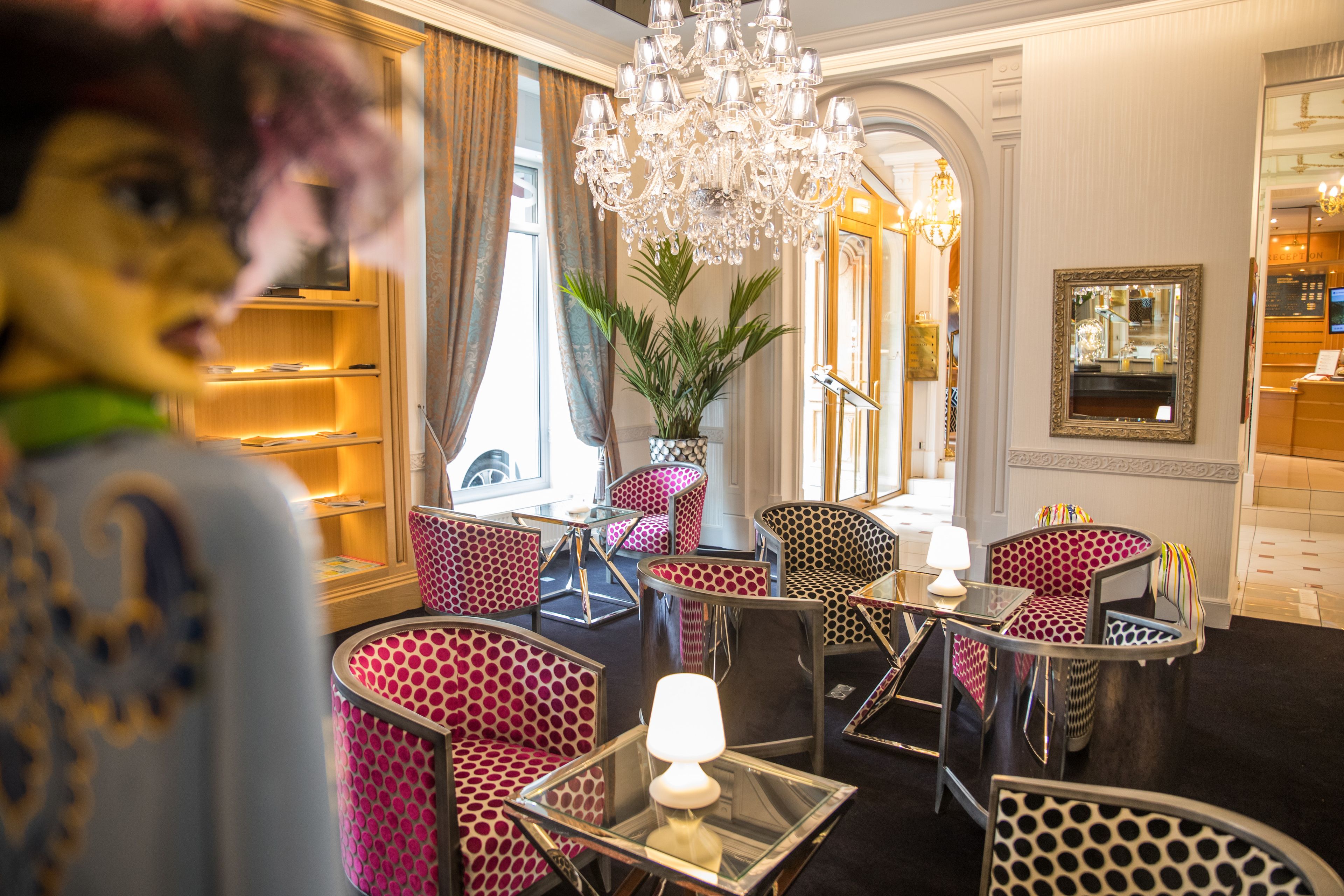 Sala de estar en el lobby