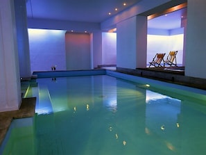 Indoor pool, outdoor pool
