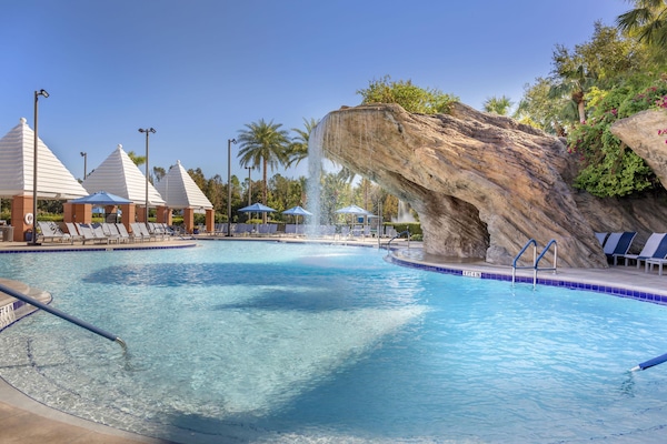 3 outdoor pools, open 7:00 AM to 11:00 PM, pool umbrellas, sun loungers