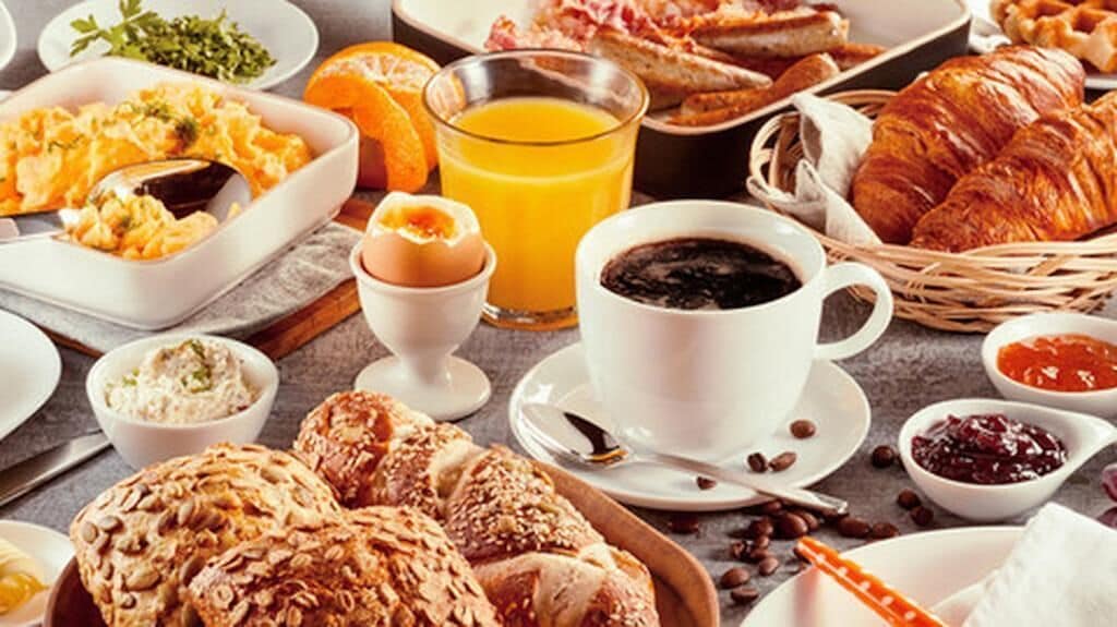 Frokostbuffé er inkludert hver dag
