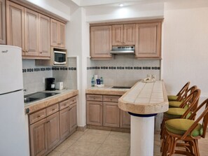 Suite, 2 Double Beds, Oceanfront | In-room safe, desk, blackout drapes, iron/ironing board