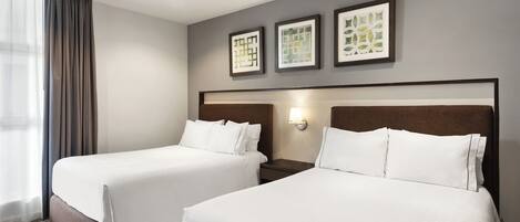 Luxury Suite, 2 Double Beds, Ocean View | In-room safe, desk, blackout drapes, iron/ironing board