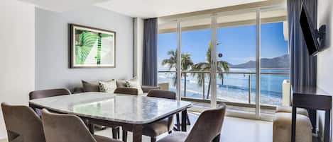 Luxury Suite, 2 Double Beds, Ocean View | In-room safe, desk, blackout drapes, iron/ironing board (on request)