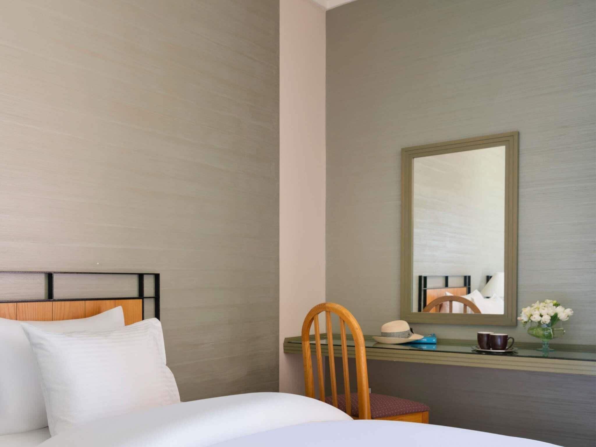 Hypoallergeen beddengoed, een kluis op de kamer, individueel gedecoreerd