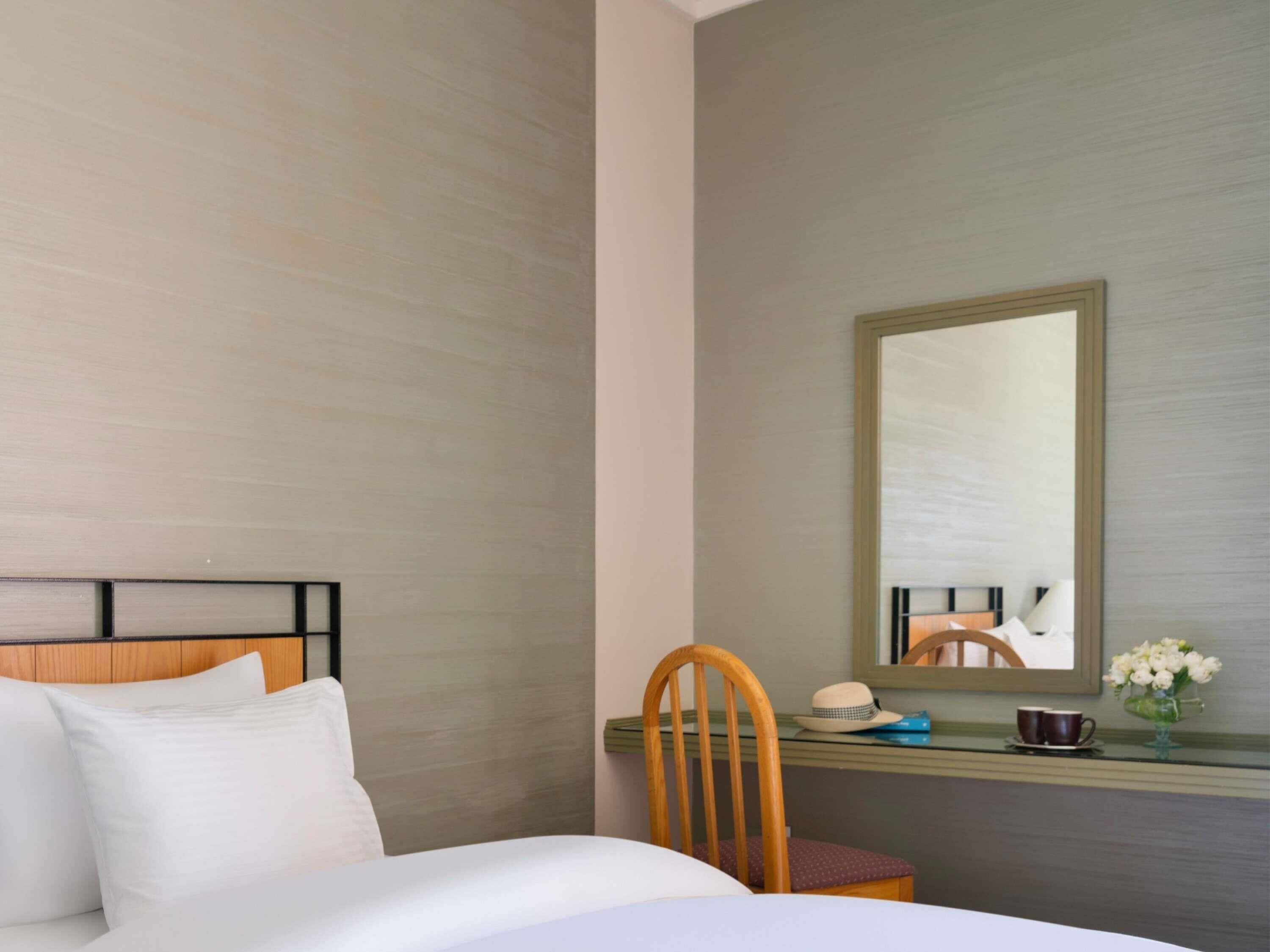 Hypo-allergenic bedding, in-room safe, individually decorated