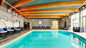 Indoor pool, open 8:00 AM to 10:00 PM, sun loungers - Radisson Blu Balmoral Hotel, Spa (Spa)