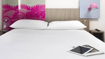 Standard Suite, 2 Double Beds, Connecting Rooms | Premium bedding, desk, blackout drapes, soundproofing