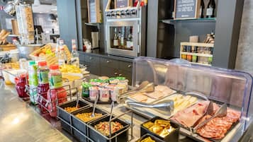 Daily buffet breakfast (EUR 13.50 per person)